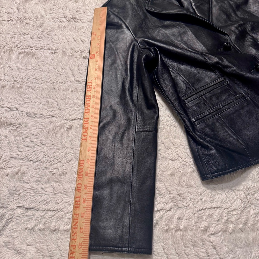 Vintage 90’s Pamela McCoy Buttery Soft Leather Jacket – Size M blazer coat - Picture 5 of 7